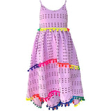 St. Barths Pom Pom High Low Dress