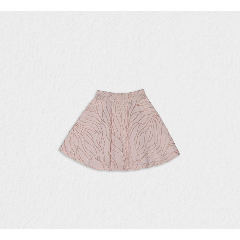 Felicia Girl Skirt, Pink Wavy Glitter