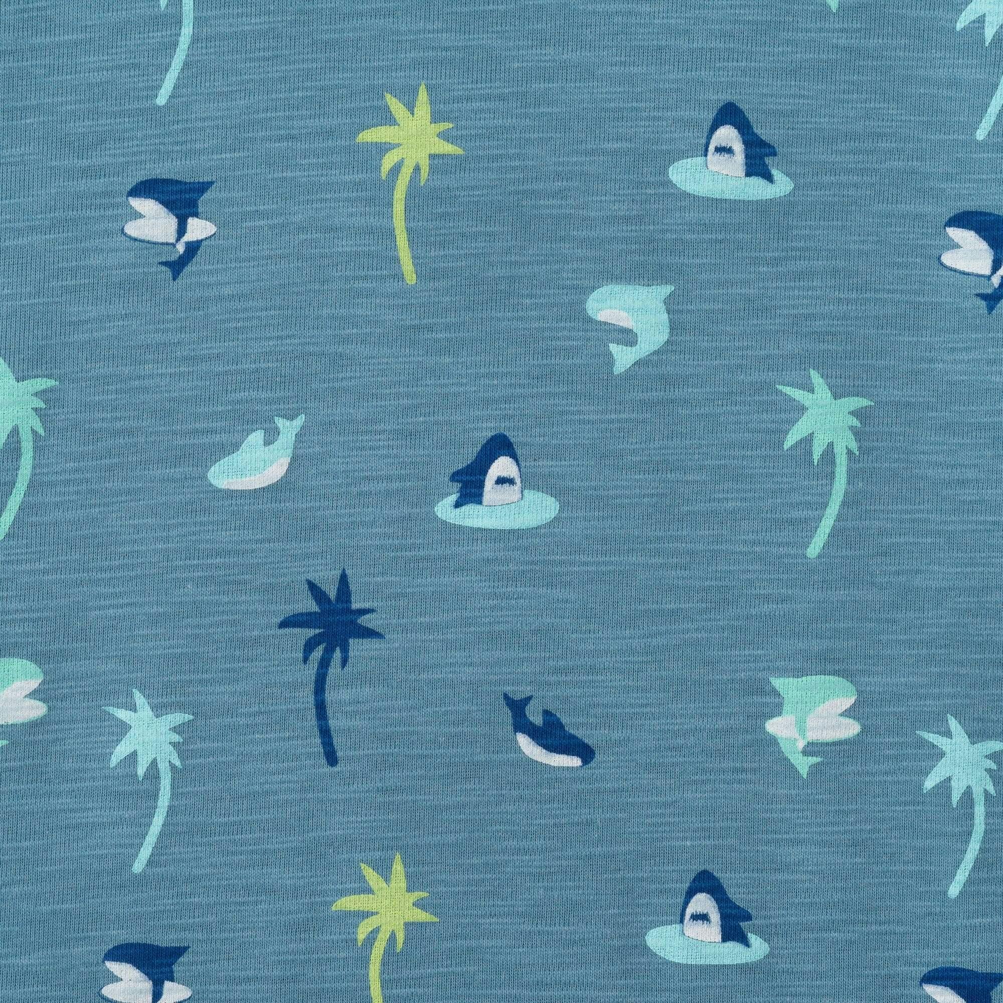 Boys Knit Buttondown Set | Tropical Vibes