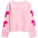 Bows Applique Long Sleeve Top
