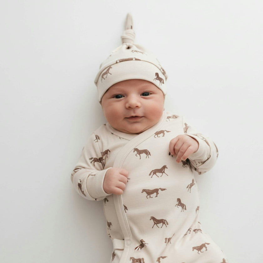 Organic Kimono Knotted Sleep Gown