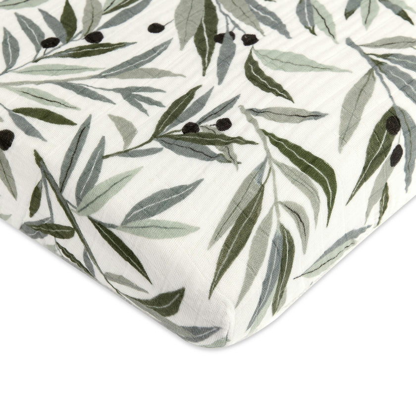Babyletto Mini Crib Sheet in GOTS Certified Organic Muslin Cotton