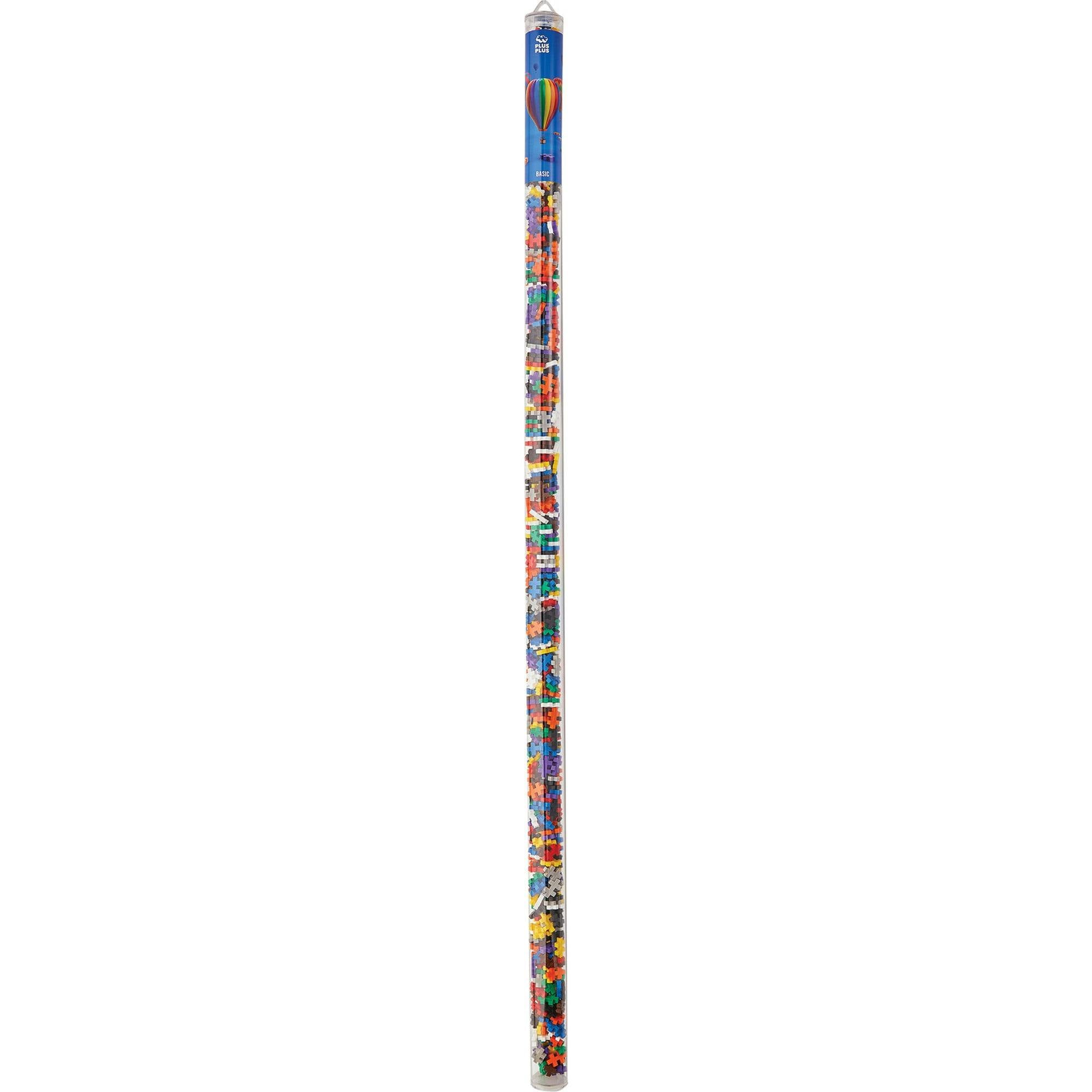 Plus-Plus: Super Tube - Basic Color Mix - 500 Pieces
