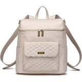 Monaco Diaper Bag | Pearl White