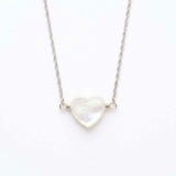 Mother of Pearl Heart Necklace