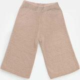 Baby Girls Fuzzy Wide Leg Relaxed Fit Pants