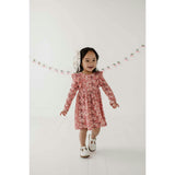 Girl's Long Sleeve Ruffle Dress