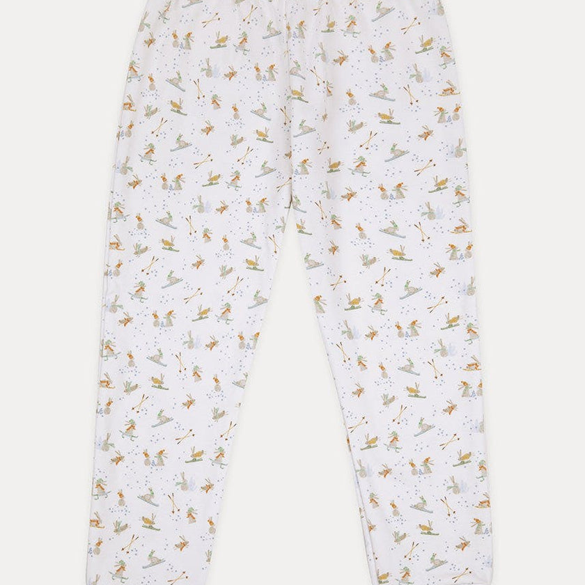 Kids Skiing Rabbits Pyjama