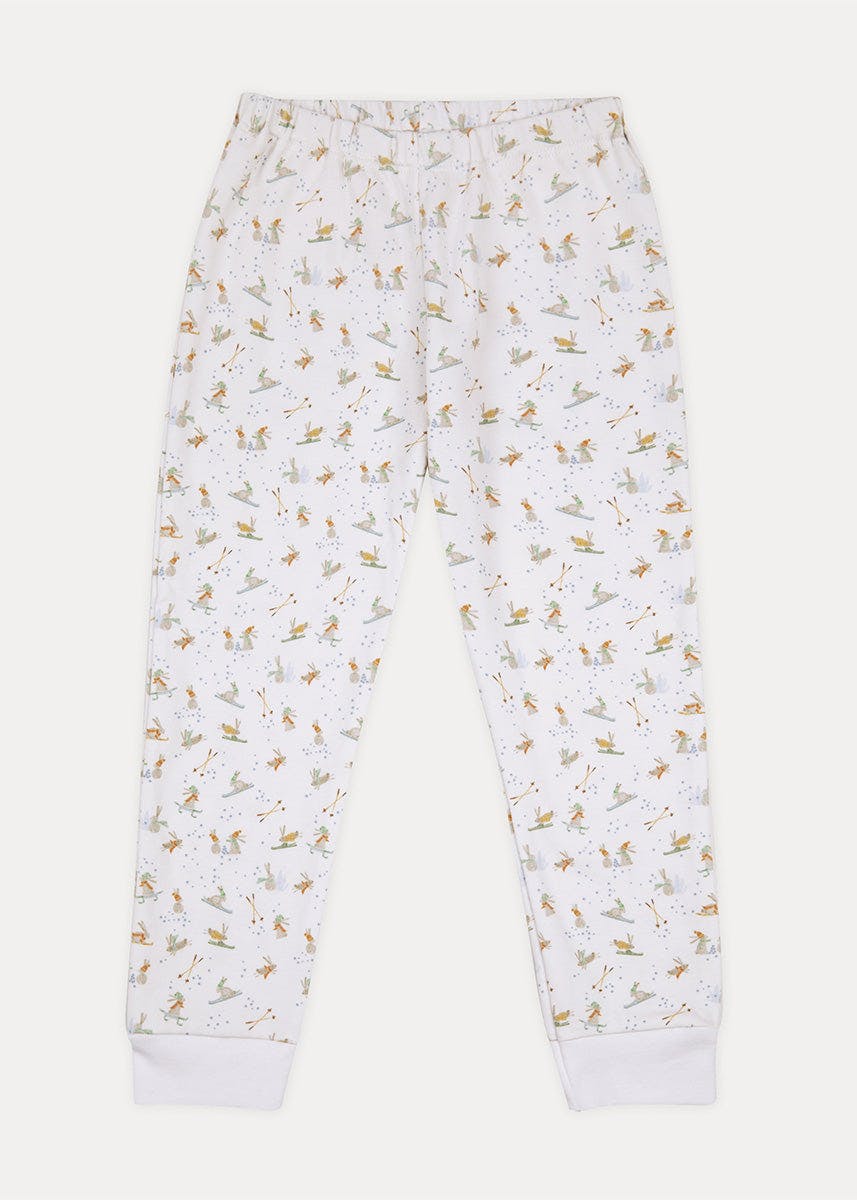 Kids Skiing Rabbits Pyjama