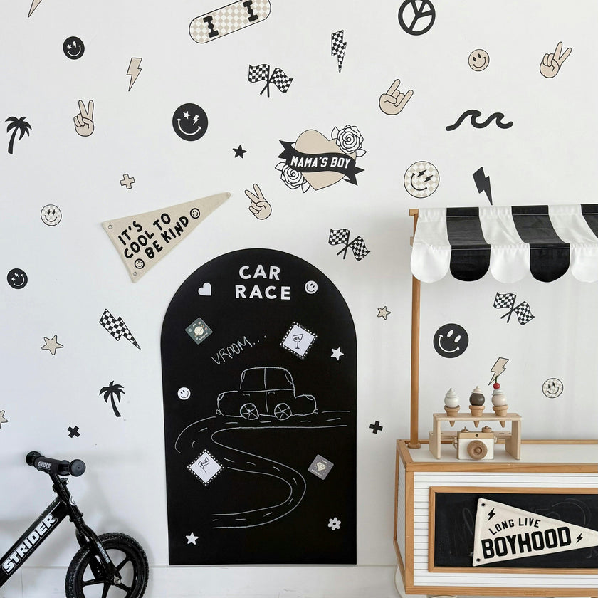 Peel & Stick Fabric Wall Stickers