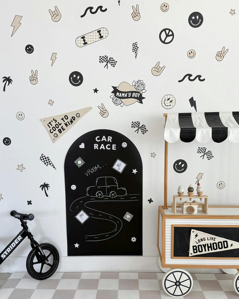 Peel & Stick Fabric Wall Stickers