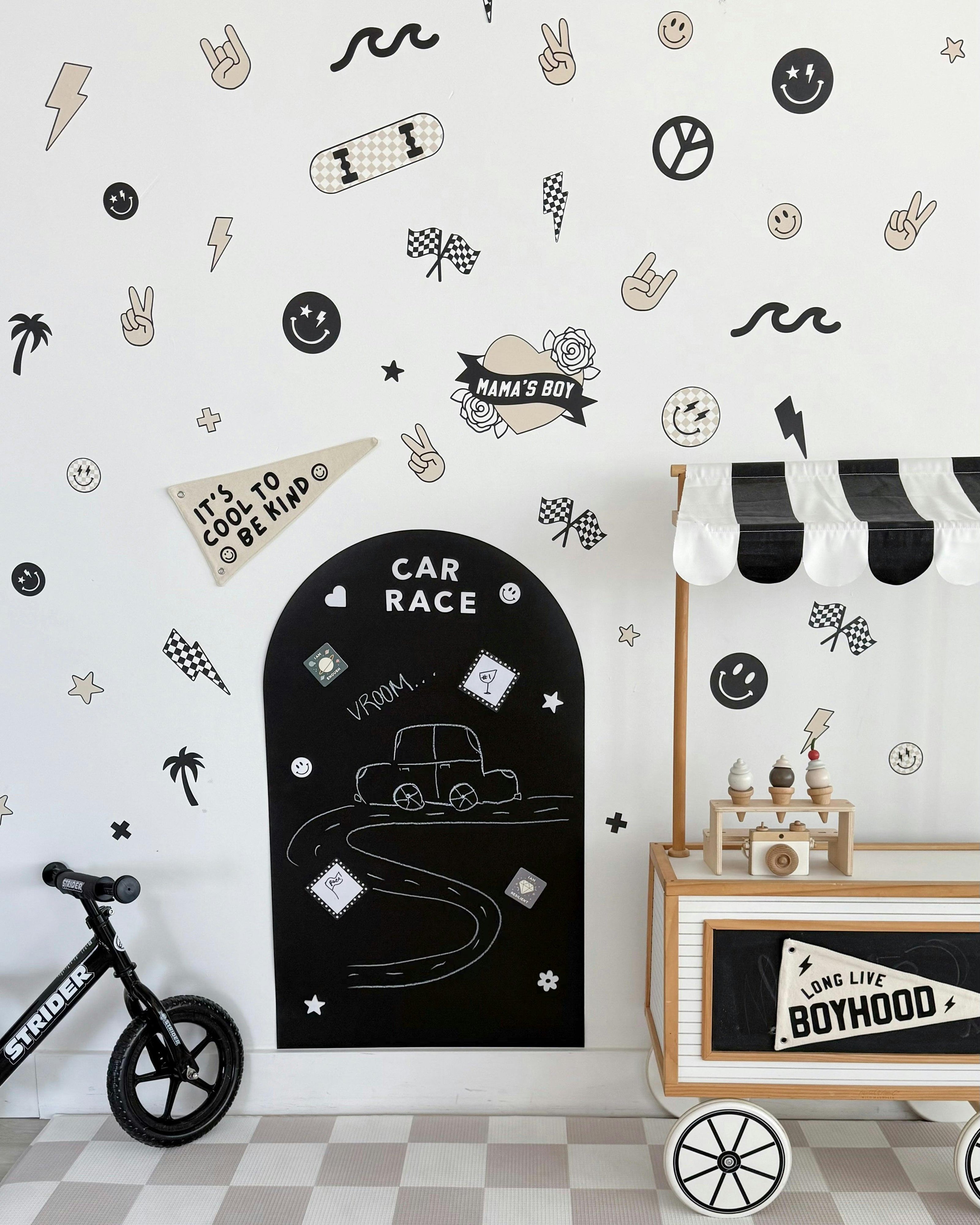 Peel & Stick Fabric Wall Stickers