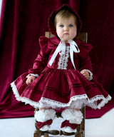 Hayya Baby Dress with hat and shoes
