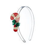 Candy Cane Glitter Headband