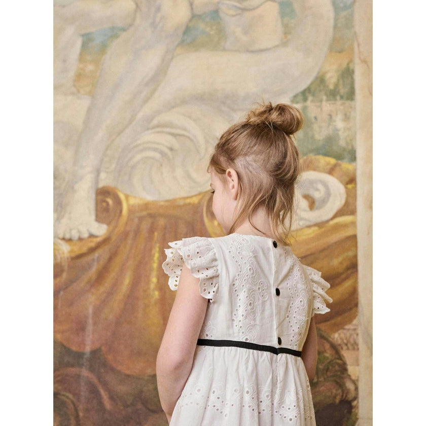 Nicky Hilton x La Coqueta Ivory Edie Girl Dress