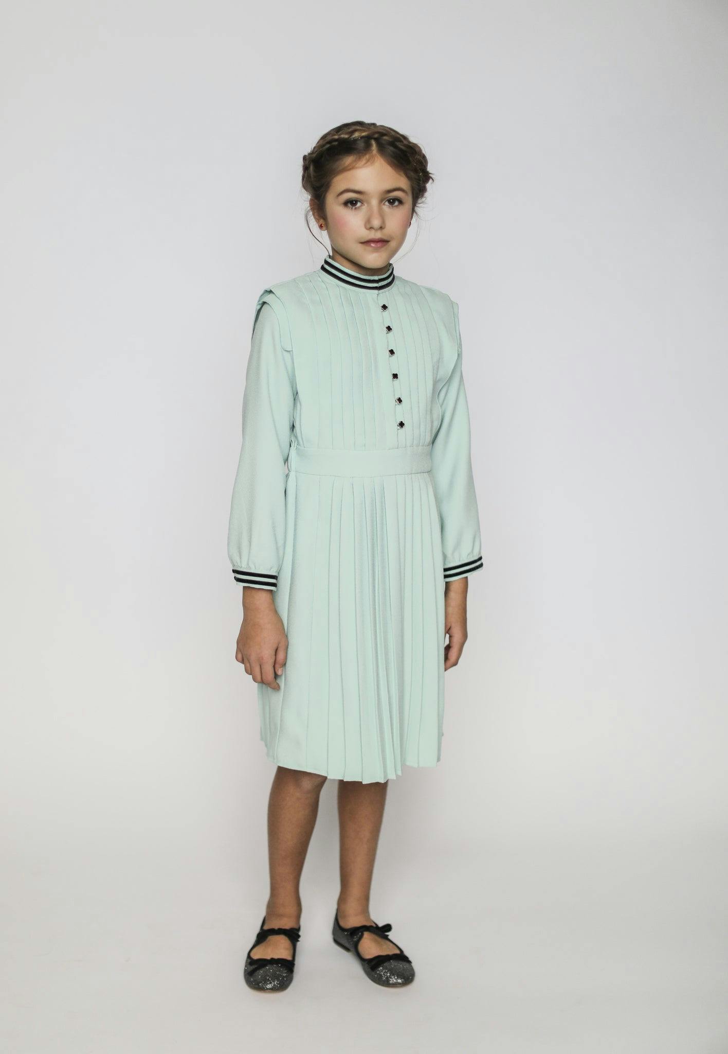 Vivienne dress (chiffon mint)
