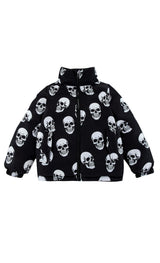 Charlie Heavy Weight Down Puffer Coat, Skulls