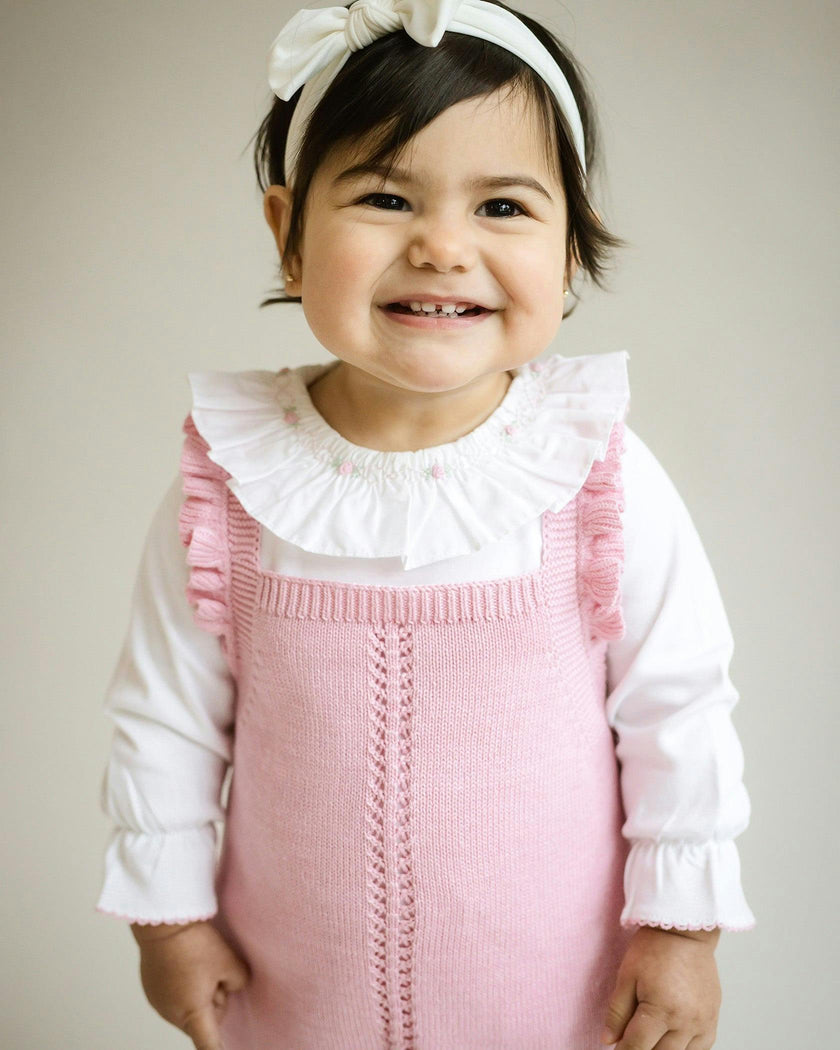 Smocked Collar Bubble Romper