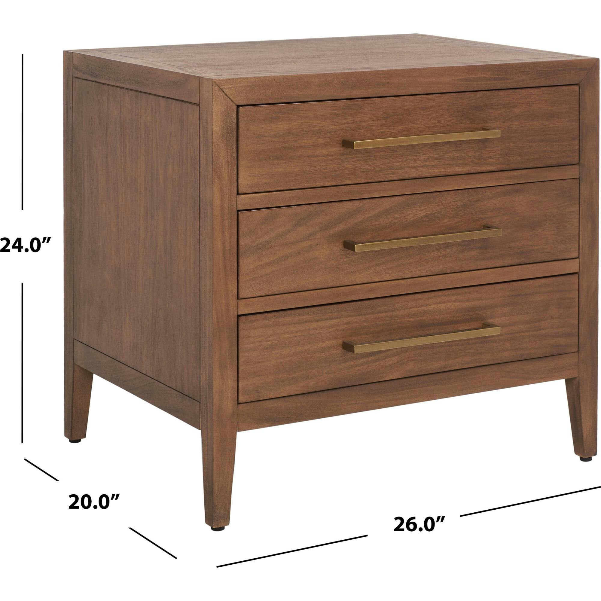 Ariella 3 Drawer Nightstand