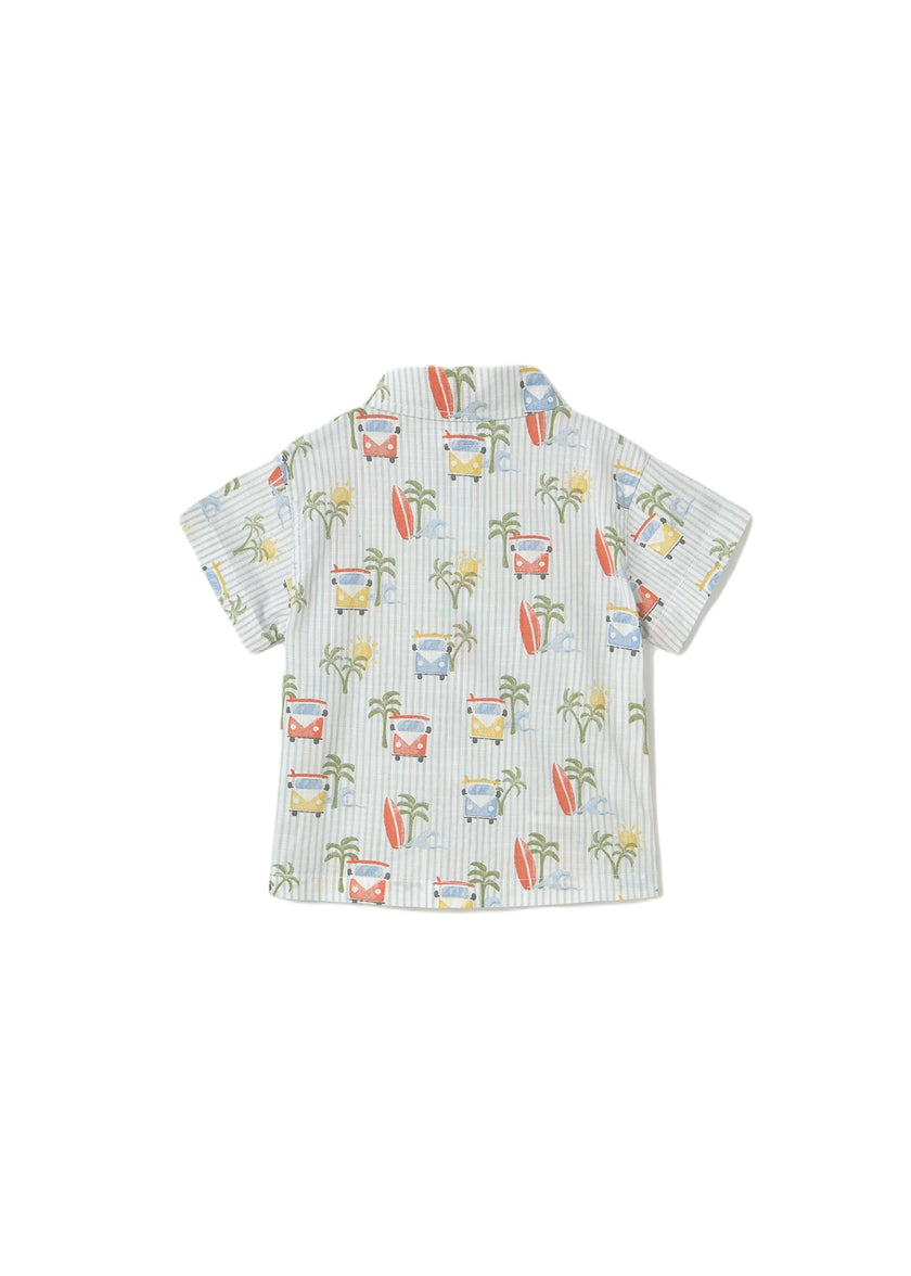 Summer Surfboard Buttondown Shirt