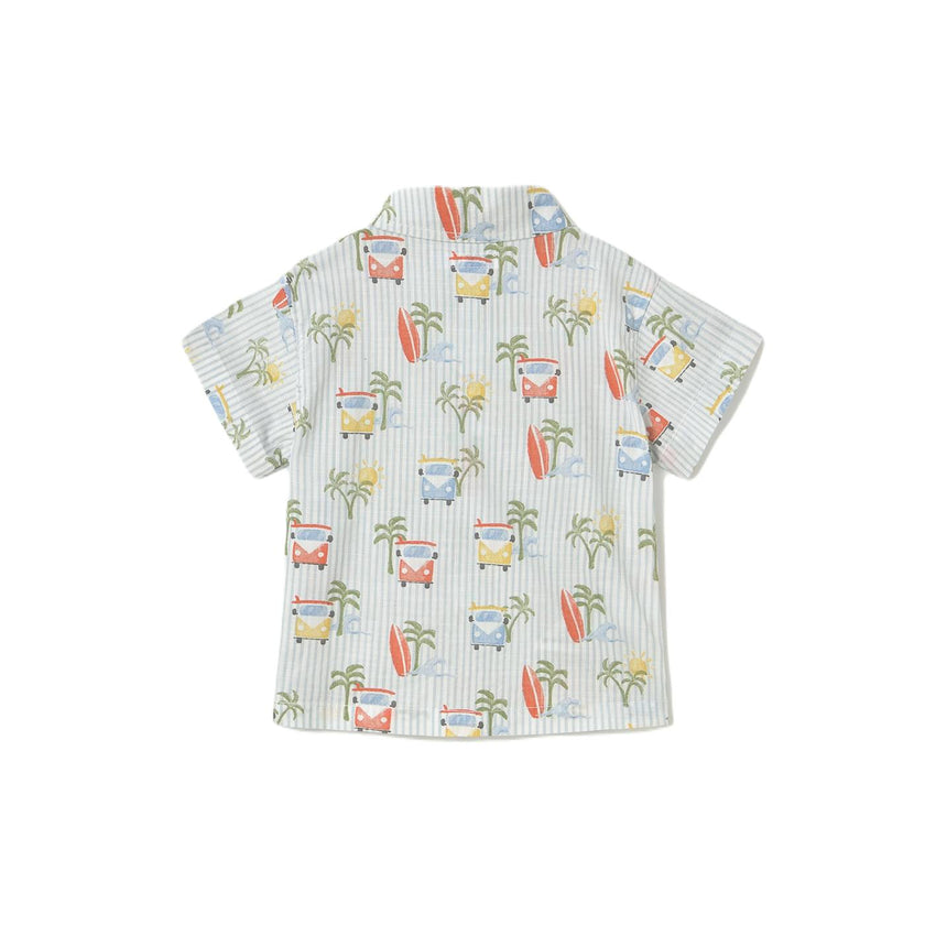Summer Surfboard Buttondown Shirt