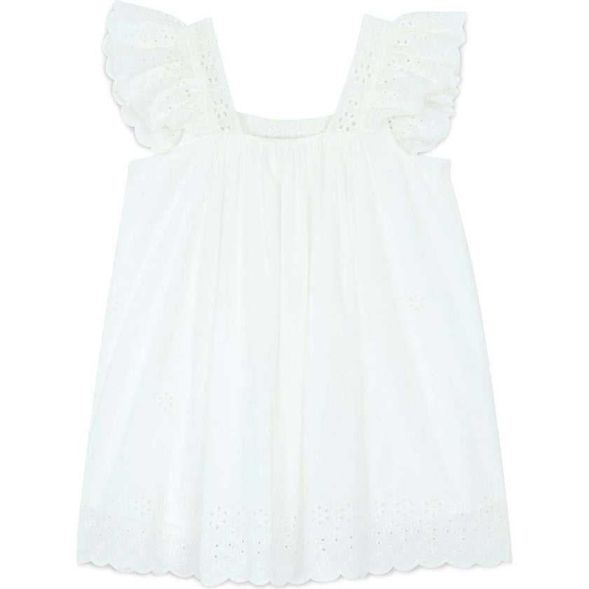 BONTON Embroidered Voile Laura Dress