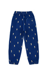 Soft Fleece Jogger, Navy Lightning