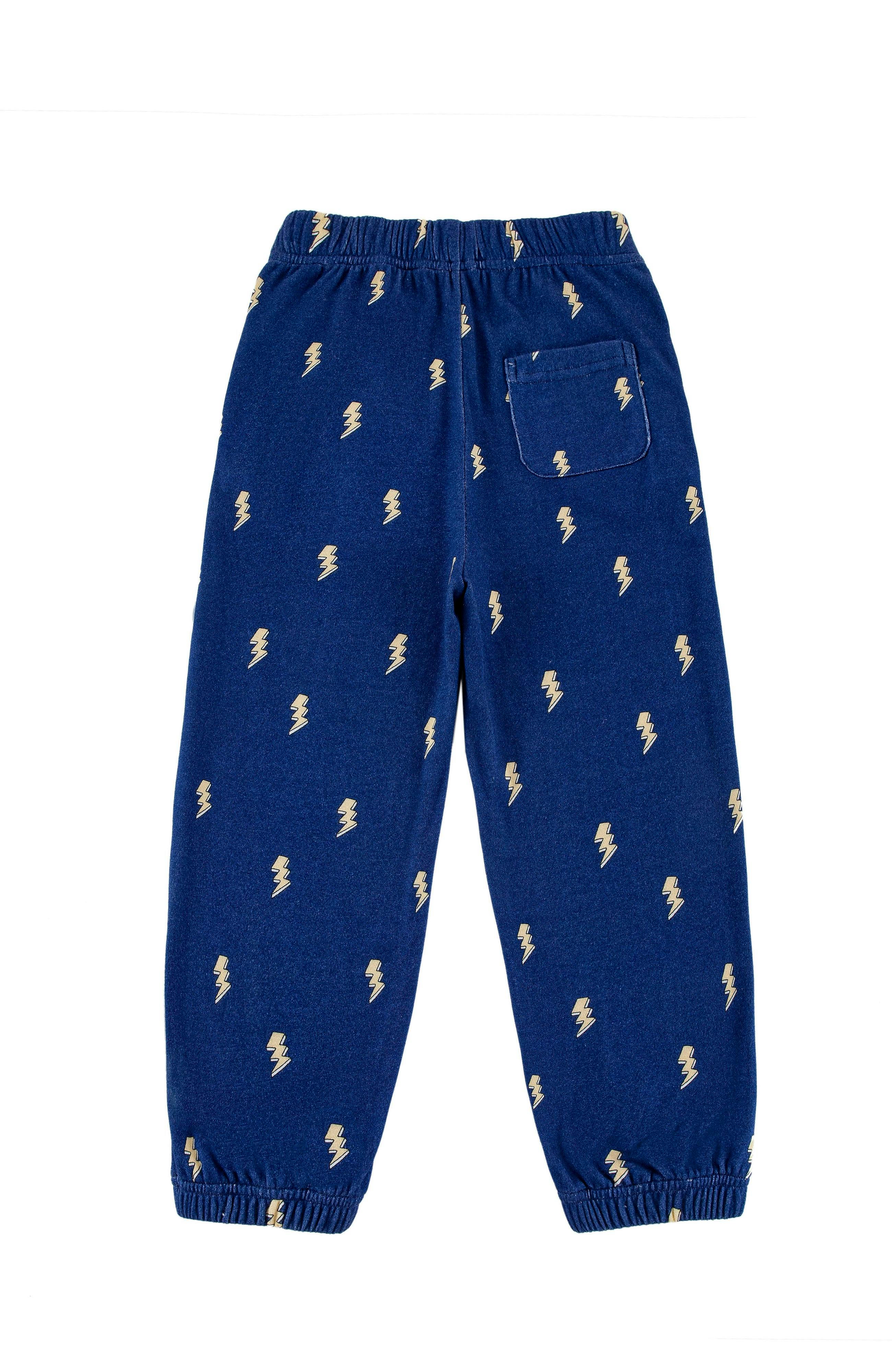 Soft Fleece Jogger, Navy Lightning
