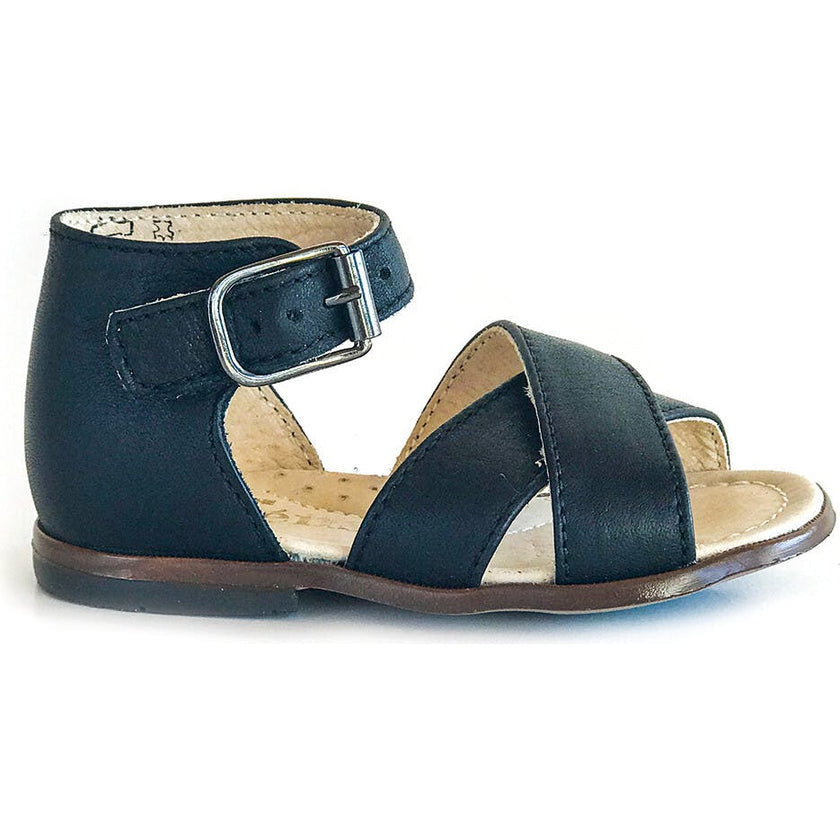 Athina Ankle Strap Sandal, Black