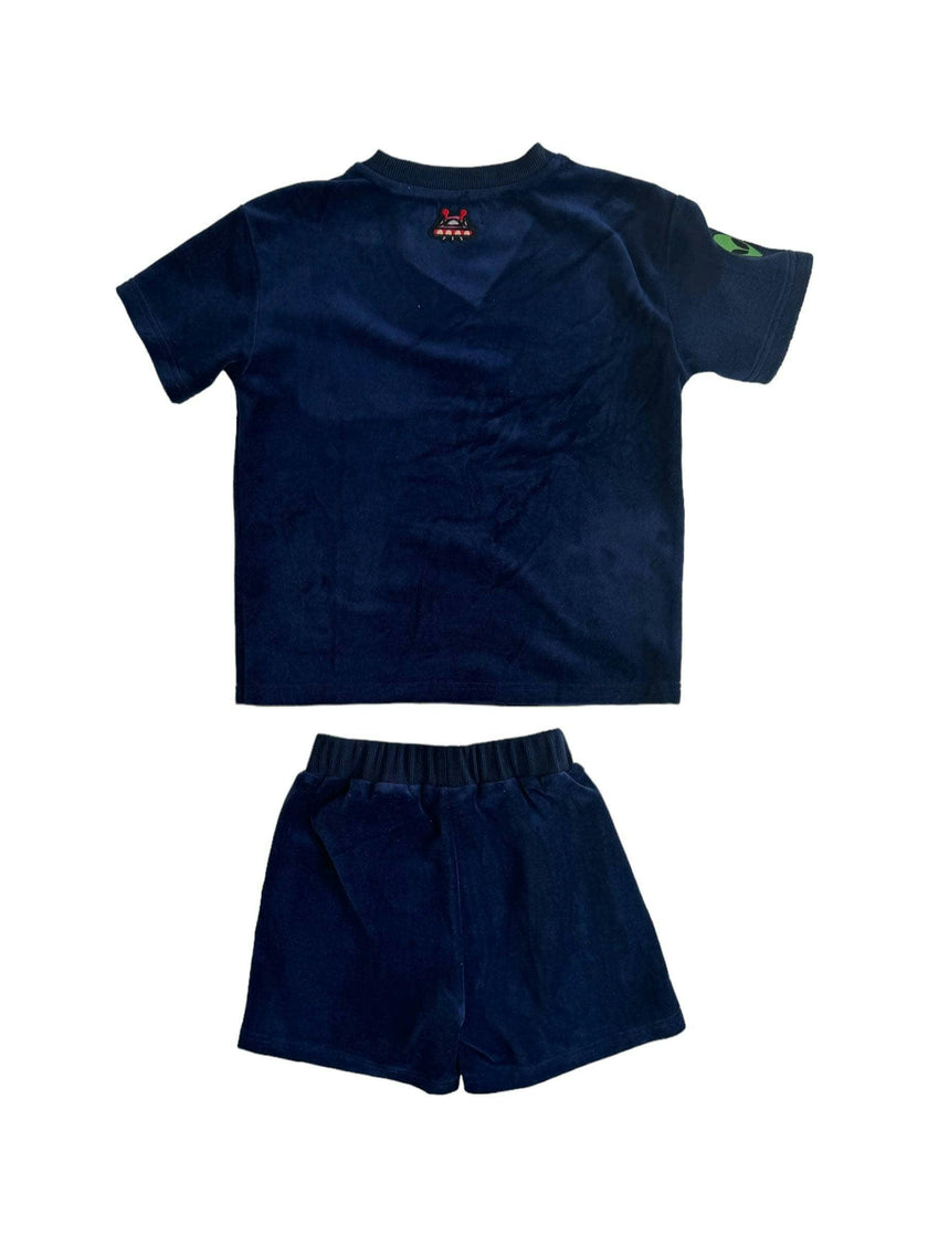 Space Patches Velour Set