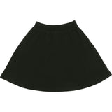 Super Bubble Ribbed Waist A-Line Short Skirt