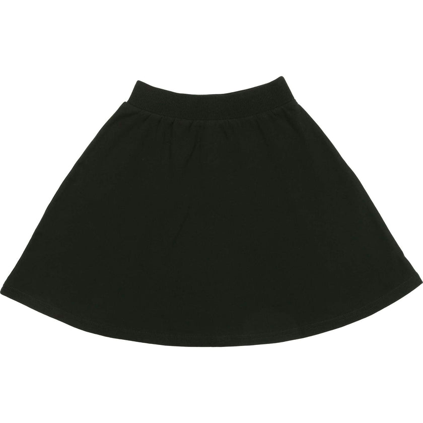 Super Bubble Ribbed Waist A-Line Short Skirt