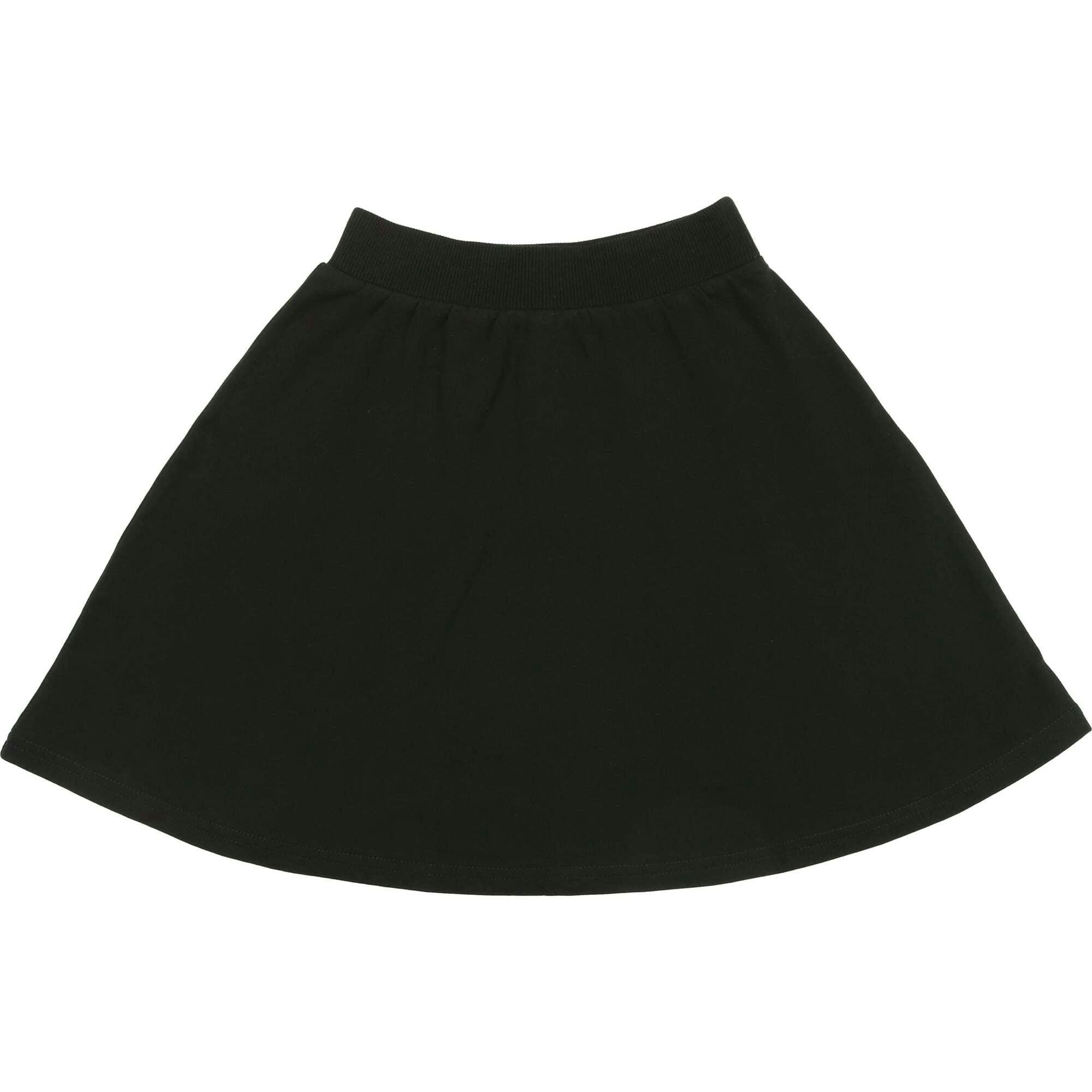 Super Bubble Ribbed Waist A-Line Short Skirt