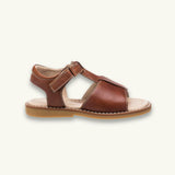 Boy Sandal | Natural Brown Leather