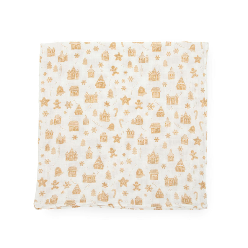 Cotton Muslin Swaddle Blanket 3 Pack - Snow Day