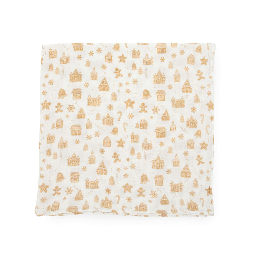 Cotton Muslin Swaddle Blanket 3 Pack - Snow Day
