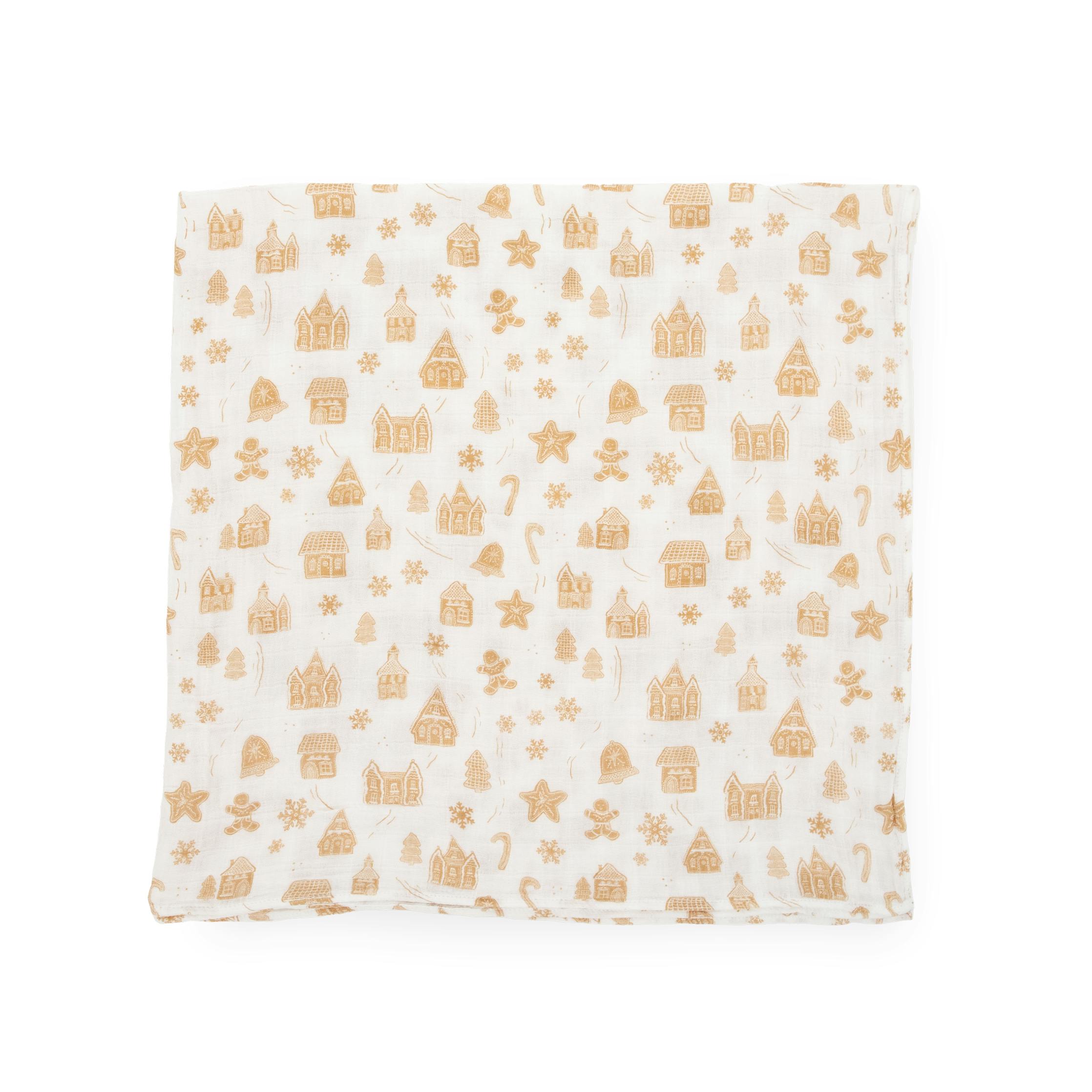 Cotton Muslin Swaddle Blanket 3 Pack - Snow Day