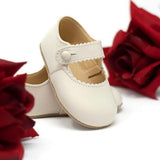 Emma Pre-Walker Baby Shoes - Ivory