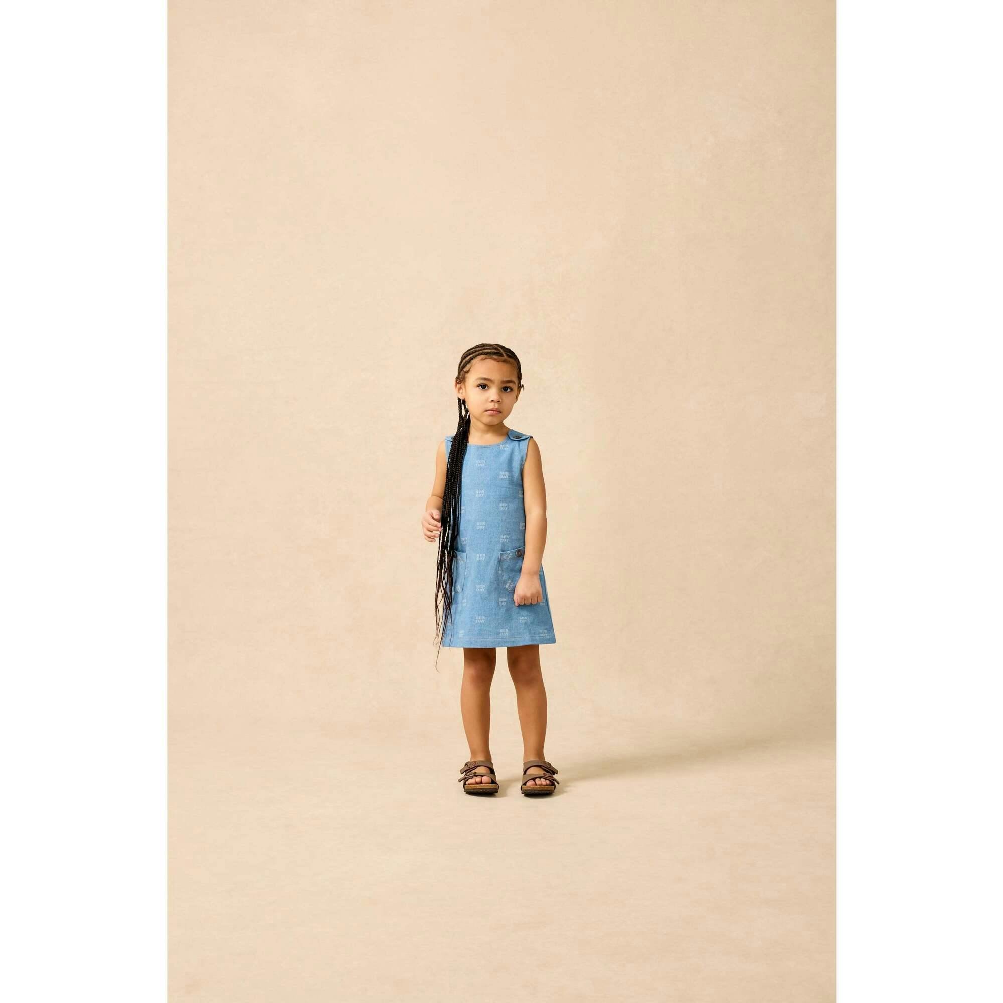 Jumper Dress in Denim