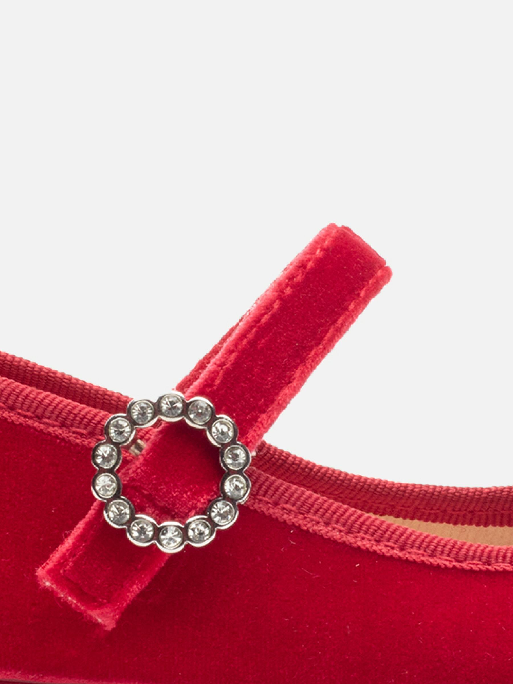 Classic Velvet Mary Janes