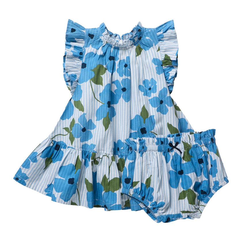 Baby Girls Harper Dress Set - Hibiscus Floral
