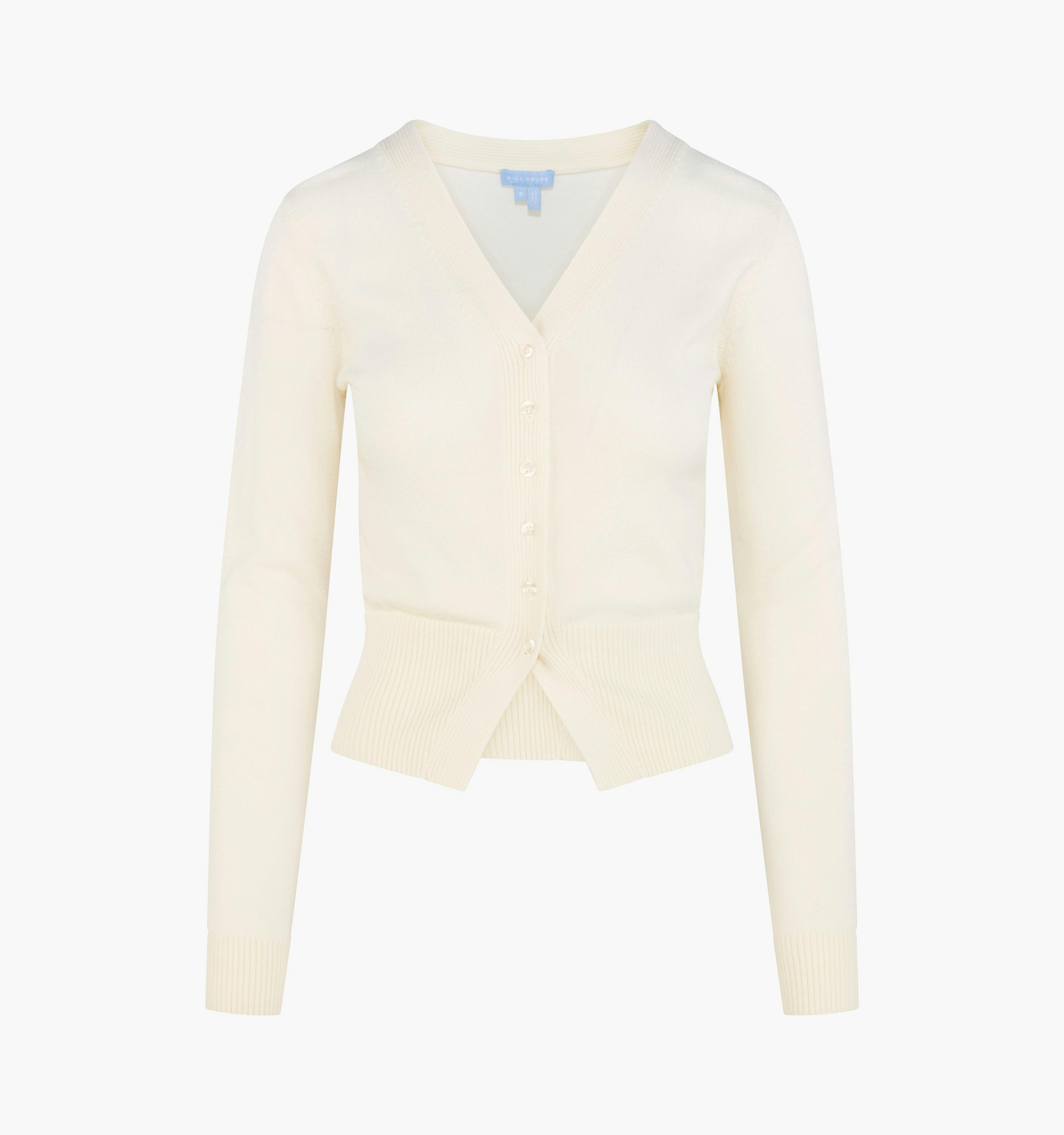 The Amal Cardigan - Antique White