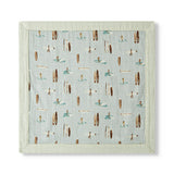 Vintage Surf Mini Lovey Two-Layer Muslin Security Blanket