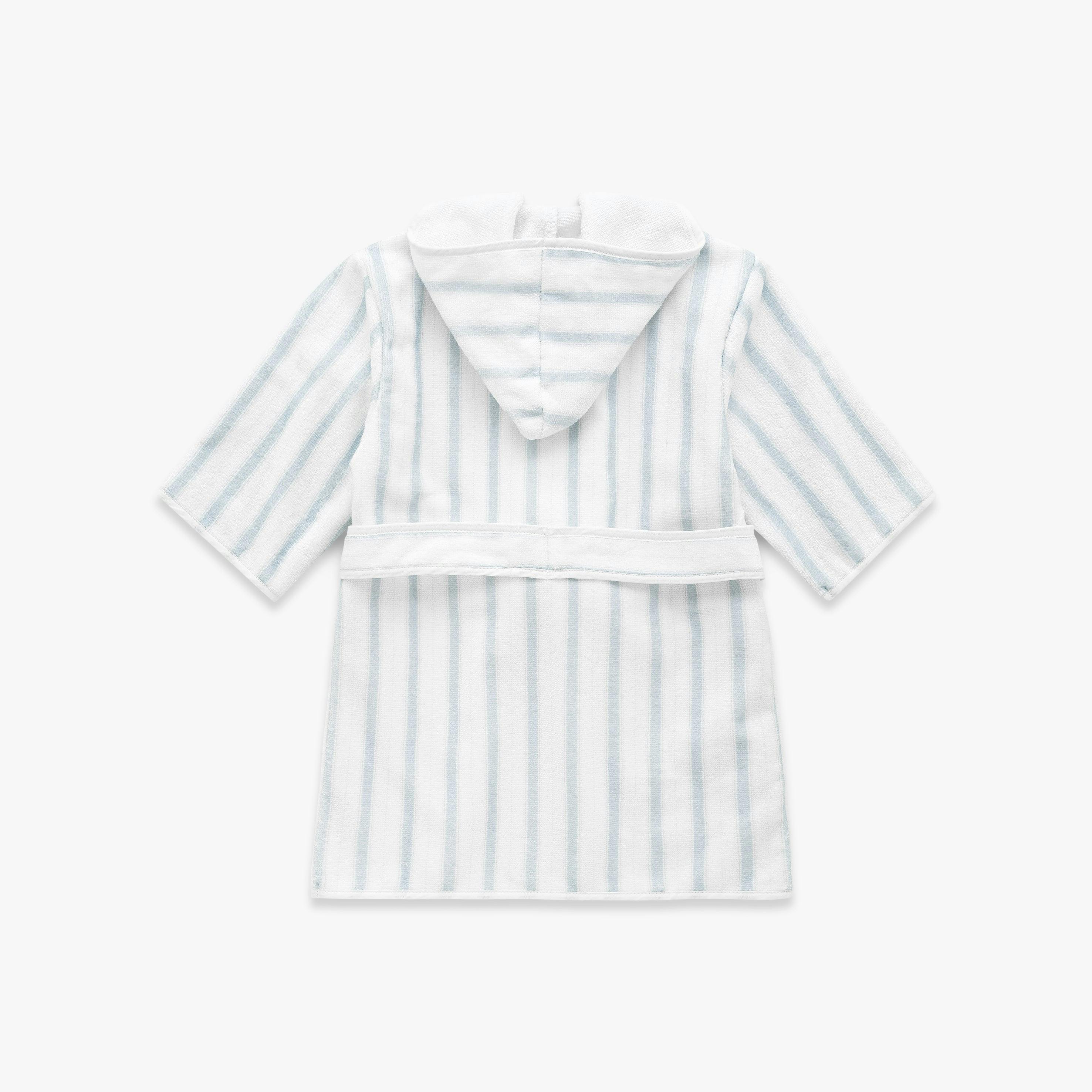 Seaside Stripes Bathrobe - Ocean