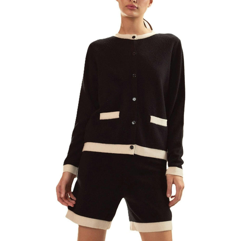 Wool Cashmere 2 Tones Cardigan