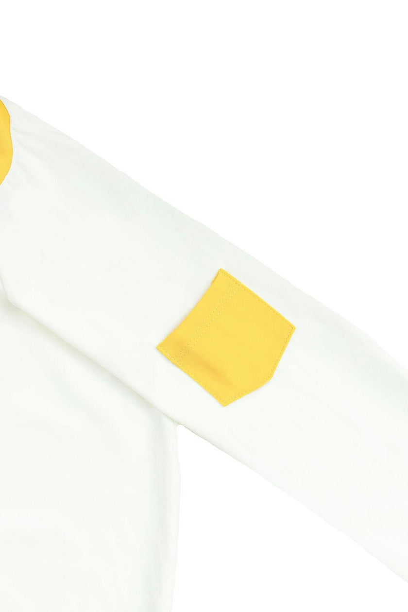Leo Rashguard Ivory And Sicilian Yellow
