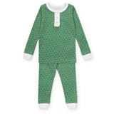 Alden Girls' Pajama Pant Set - Candy Cane Lane
