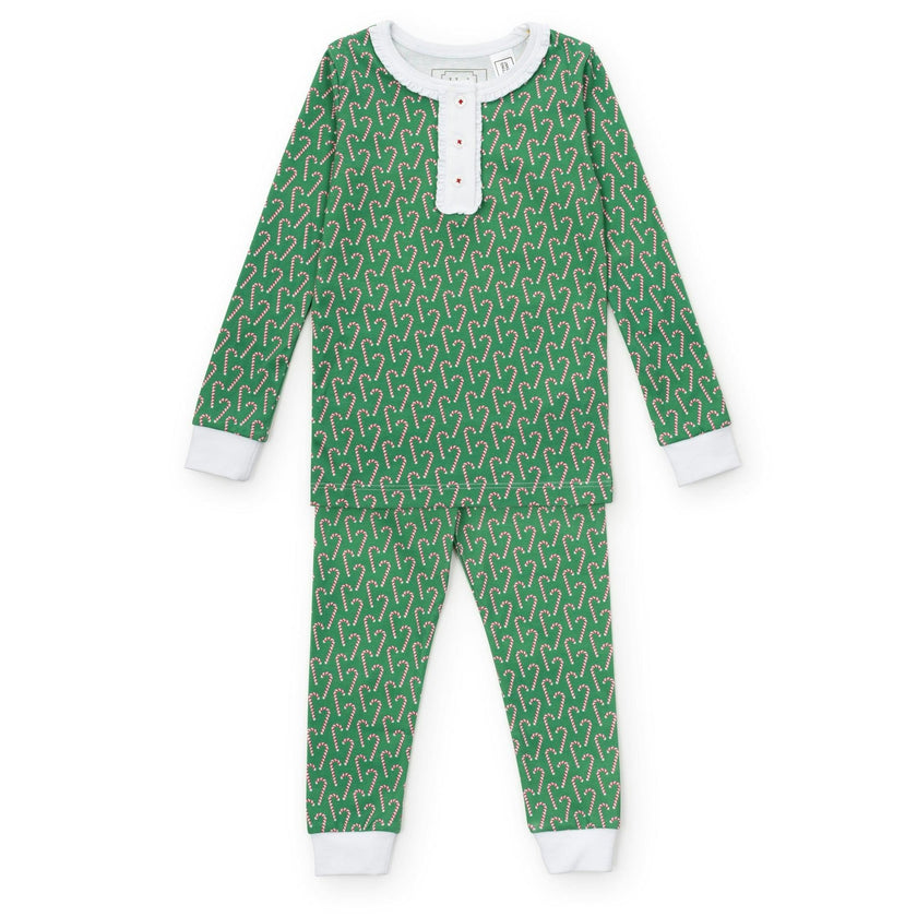 Alden Girls' Pajama Pant Set - Candy Cane Lane