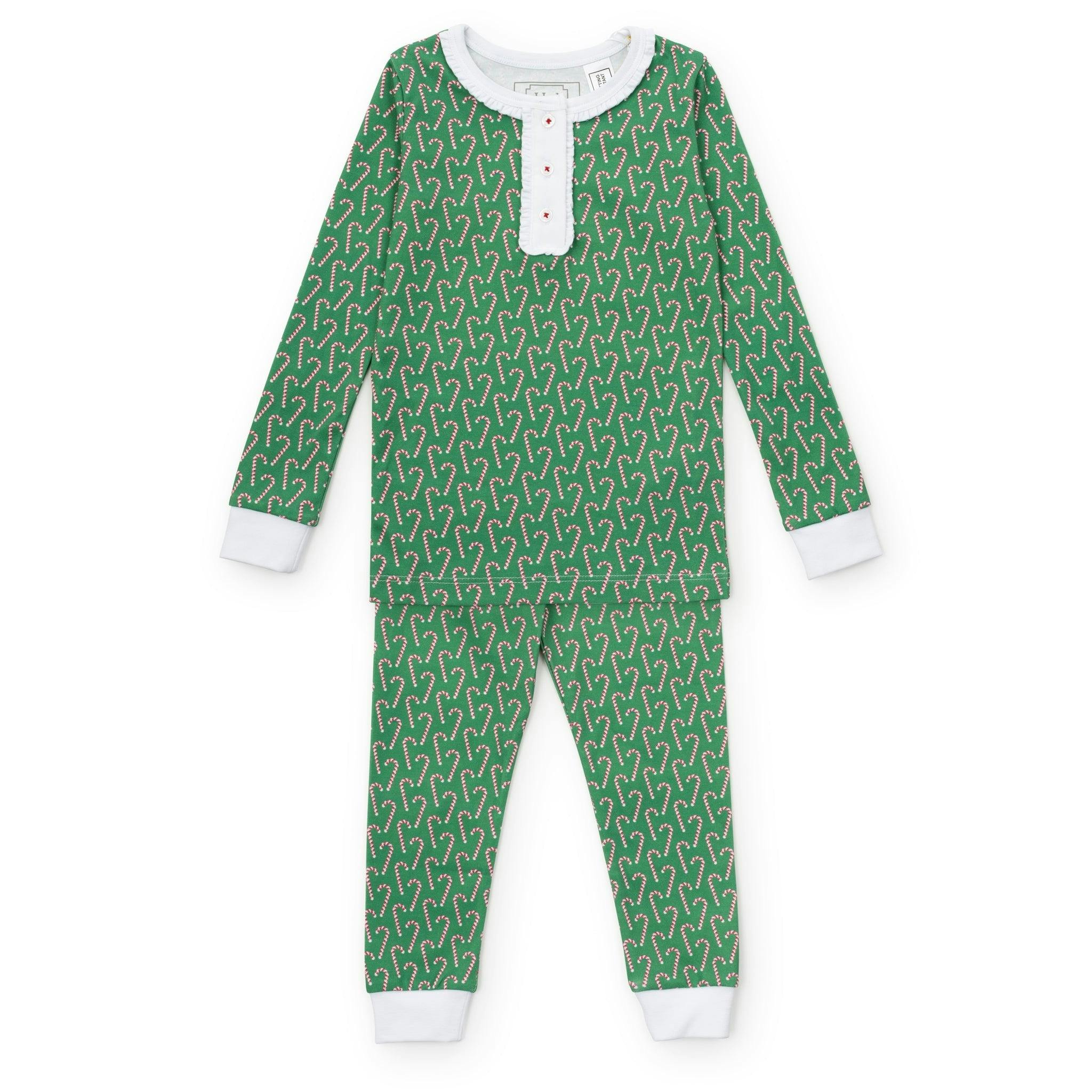 Alden Girls' Pajama Pant Set - Candy Cane Lane