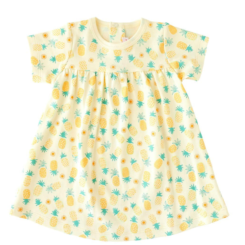 Pineapple Print Swing Dress